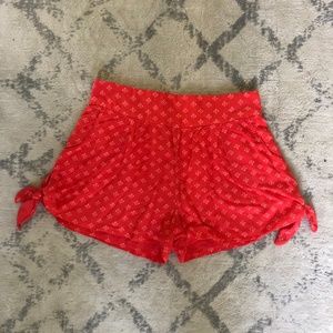 Free People Flowy Printed Shorts